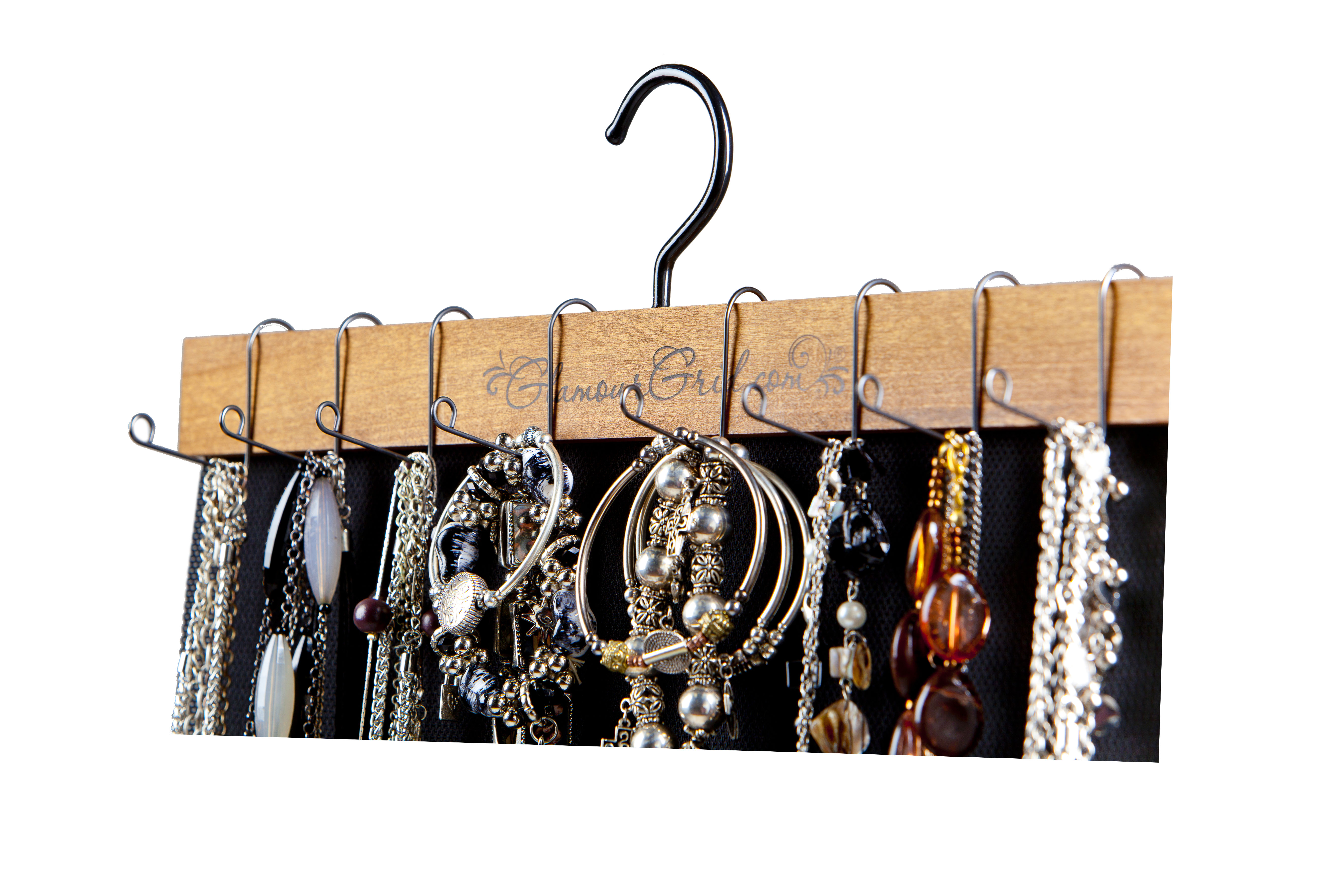 Visland Earring Wall Holder, Hanging Metal Grid Horizontal Type or